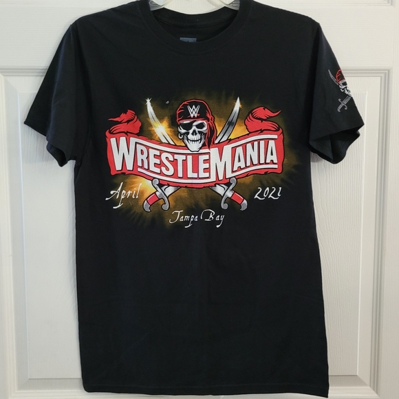 Youth Size Small Wrestlemania Tampa Bay April 2021 Aye Was There graphic tshirt - Picture 1 of 6